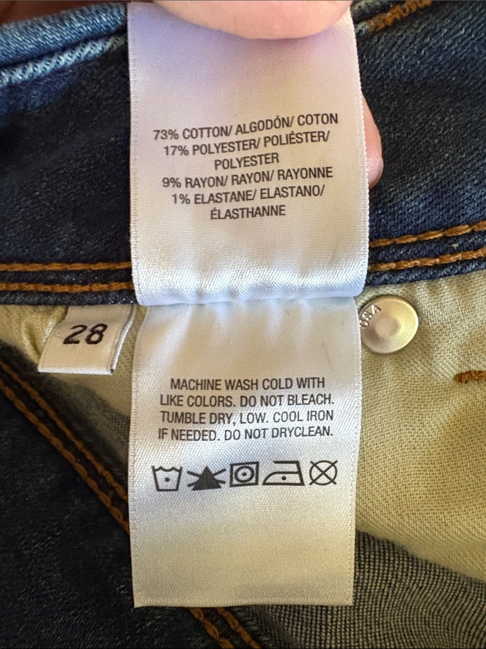 Hudson Jeans Women's Skinny Blue Washed Denim - Picture 7 of 8